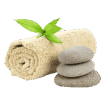 Massage Towel And Stone